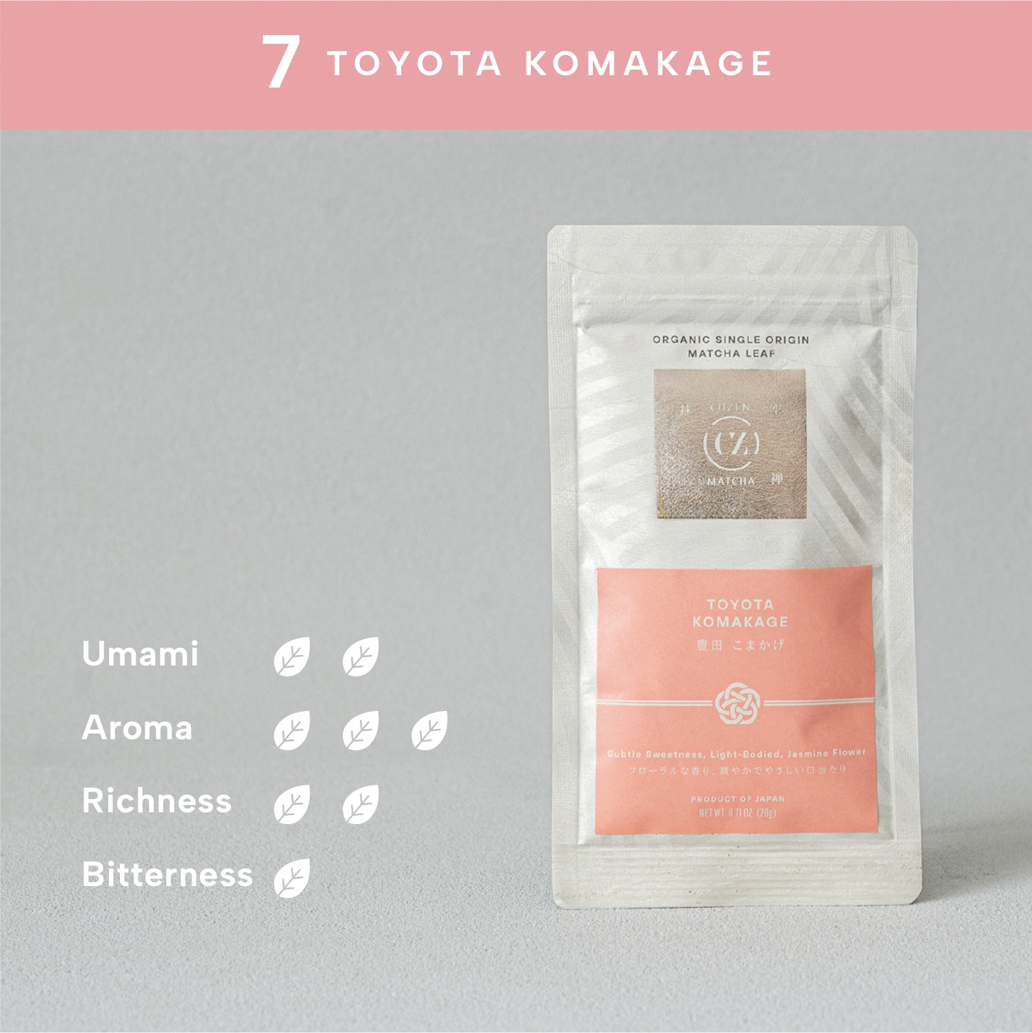 Cuzen Matcha I Organic Single Origin Matcha Leaf