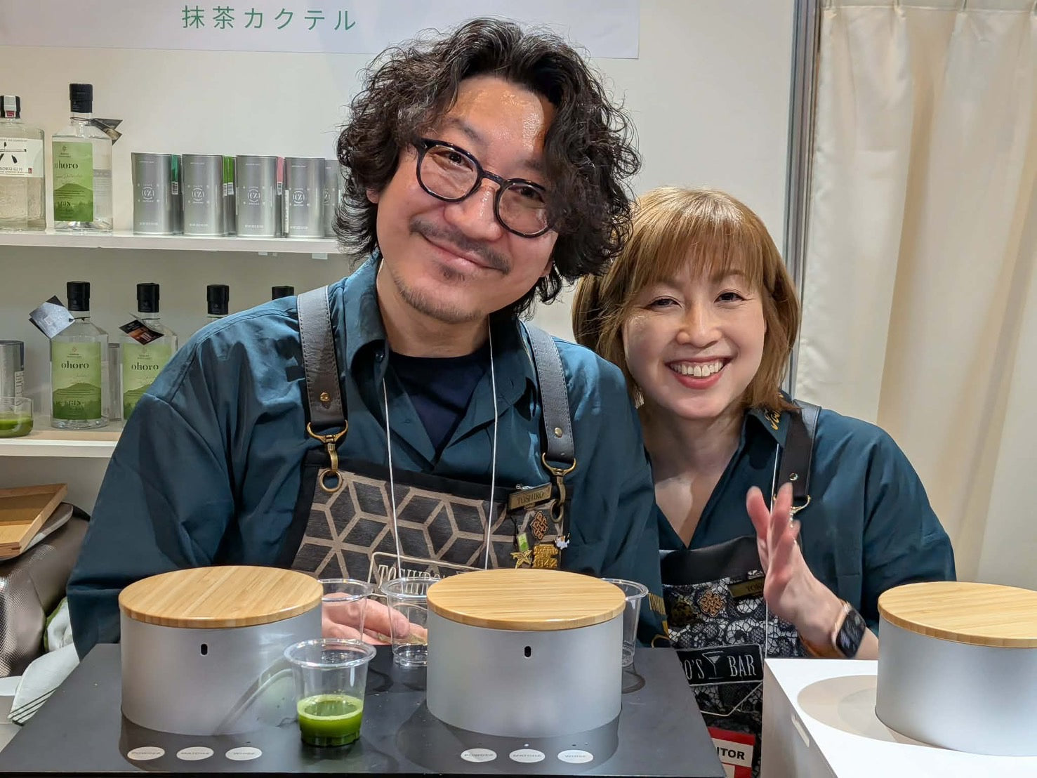Husband-and-wife team, Toshiro and Yoko Akinori, owners of Toshiro's Bar in Hokkaido, Japan.