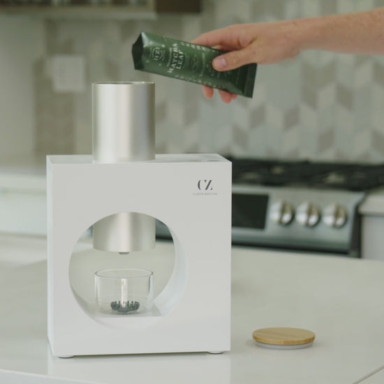 The video poster for a clip demonstrating how to use the Matcha Maker.