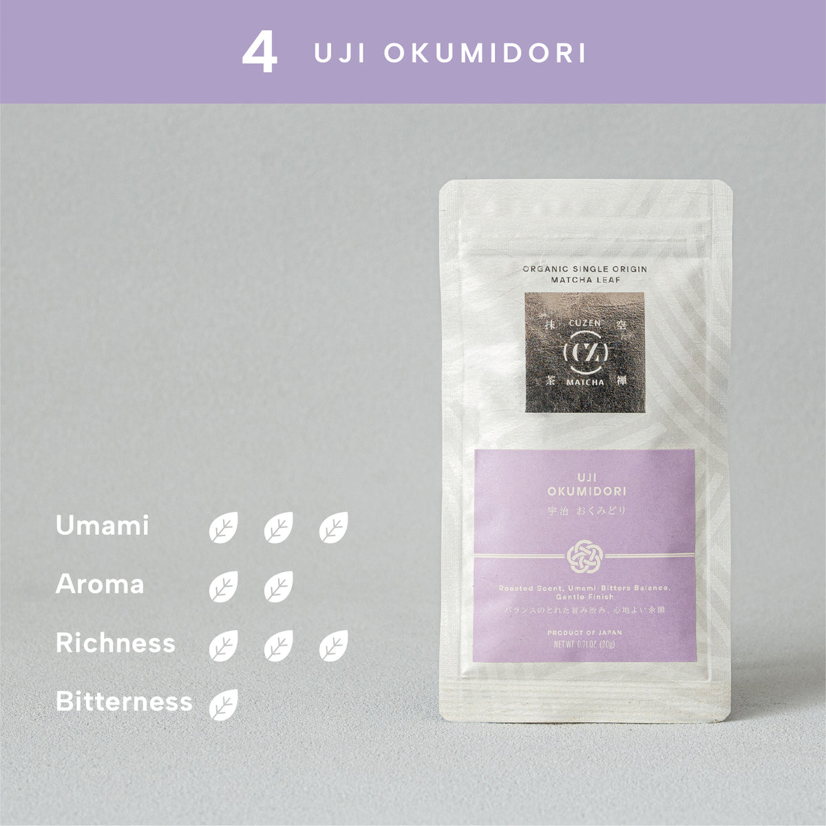 Organic Single Origin Leaf V01 04 Uji Okumidori